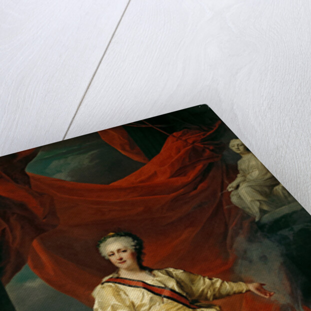 Portrait of Catherine II the Legislatress in the Temple Devoted to the Godess of Justice by Dmitri Grigorievich Levitsky