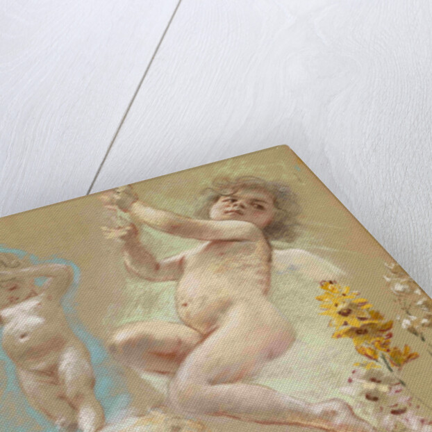 Putti. Interior Décor of the Baron von Dervis Mansion in Petersburg by Konstantin Yegorovich Makovsky