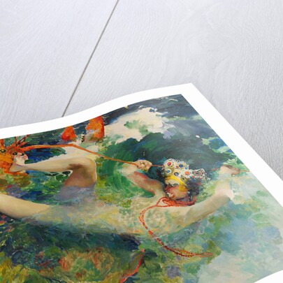 Princess Vasilisa and the Giant Lobster (after the Fairy tale Fire-bird and Princess Vasilissa) by Filipp Andreyevich Malyavin