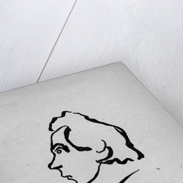 Portrait of the Poet Velimir Khlebnikov, 1913 by Vladimir Vladimirovich Mayakovsky