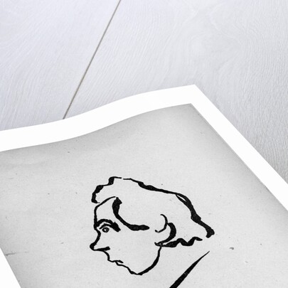 Portrait of the Poet Velimir Khlebnikov, 1913 by Vladimir Vladimirovich Mayakovsky