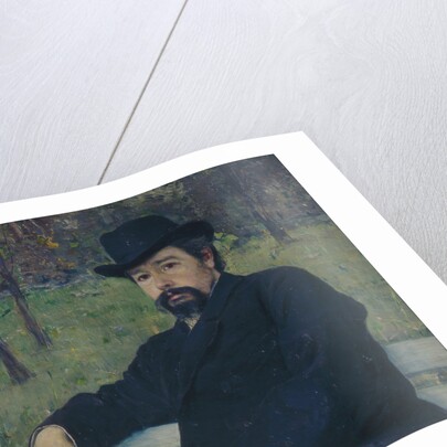 Portrait of the painter Nikolai Alexandrovich Yaroshenko, 1897 by Mikhail Vasilyevich Nesterov