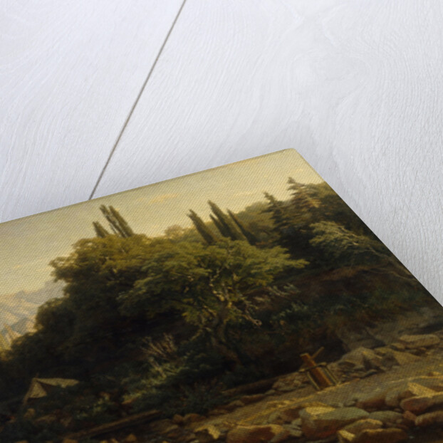 The Crimea. Mountain landscape with river, 1868 by Vladimir Donatovich Orlovsky