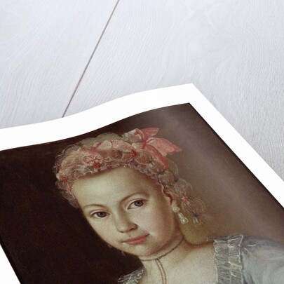 Portrait of Anna Lermontova, 1776 by Grigory Ostrovsky