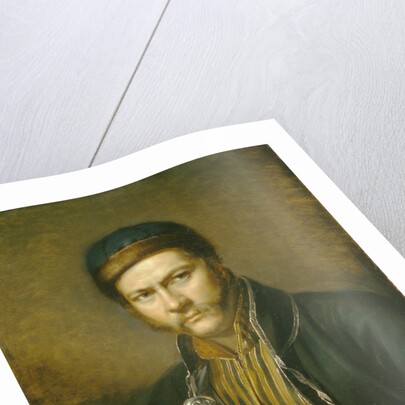 Portrait of the painter Alexander Orlowski, 1815 by Karl Reichel