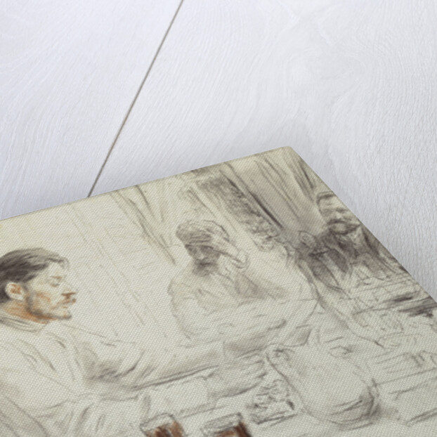 The author Maxim Gorky reads his poem Children of the sun, 1905 by Ilya Yefimovich Repin