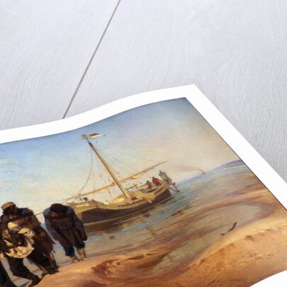 Barge Haulers on the Volga, 1872-1873 by Ilya Yefimovich Repin