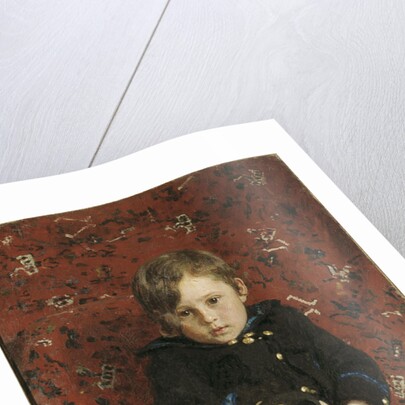 Portrait of Yury Repin, the Artists Son, 1882 by Ilya Yefimovich Repin