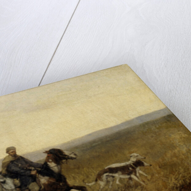The Hunters, 1881 by Franz Roubaud