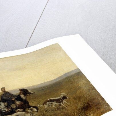 The Hunters, 1881 by Franz Roubaud