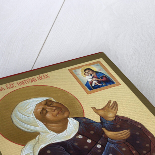 Saint Matrona of Moscow, 20th century by Russian icon