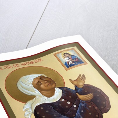 Saint Matrona of Moscow, 20th century by Russian icon