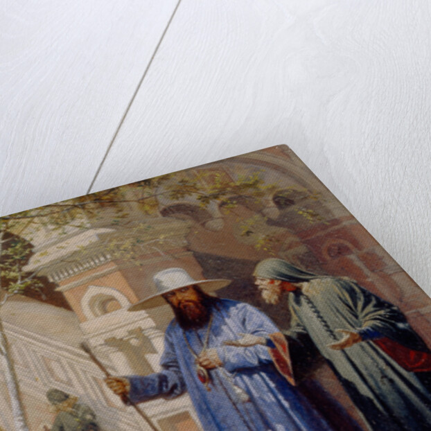 Patriarch Nikon in the New Jerusalem Monastery, 1867 by Vyacheslav Grigoryevich Schwarz