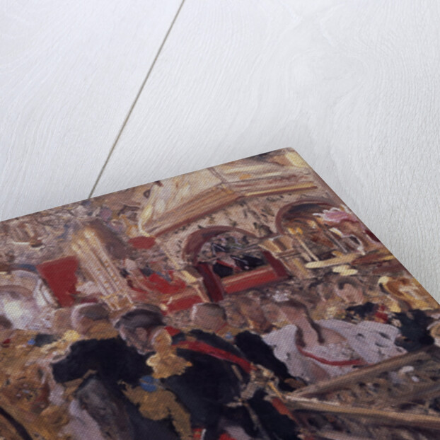 The Coronation of Emperor Nicholas II in the Assumption Cathedral, 1896 by Valentin Alexandrovich Serov