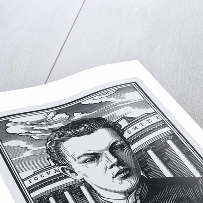 Vladimir Ilyich Ulyanov (Lenin) as Grammar School student in 1887, 1930 by Pavel Alexandrovich Shillingovsky