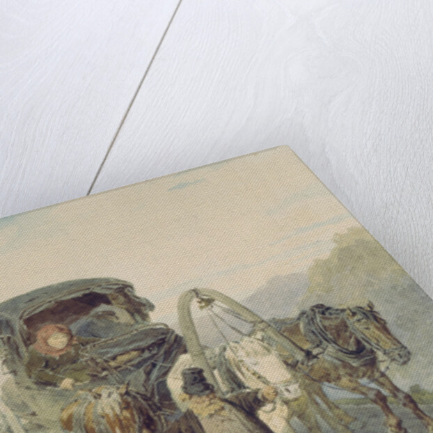 Troika, 1866 by Pyotr Petrovich Sokolov