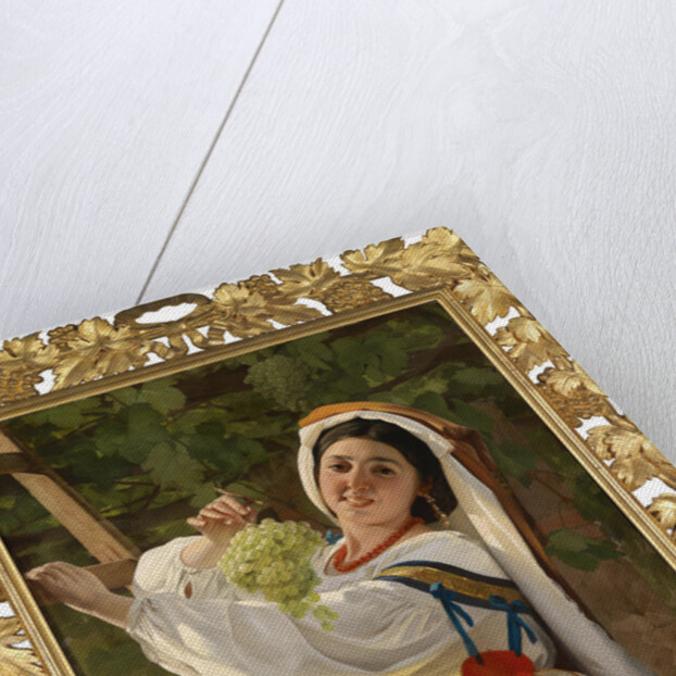 A laughing Girl in South Italian dress, 1857 by Yevgraf Semyonovich Sorokin