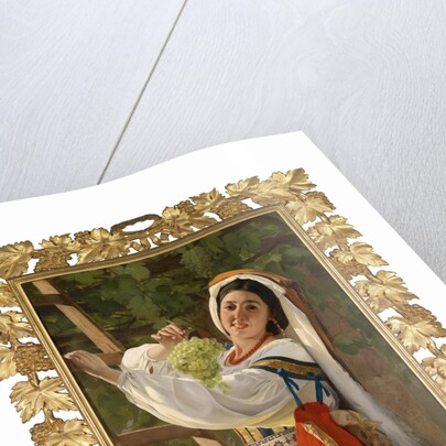 A laughing Girl in South Italian dress, 1857 by Yevgraf Semyonovich Sorokin