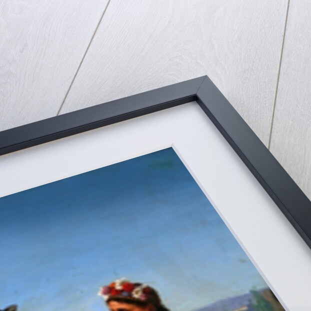 At the Wattle-fence, 1863 by Konstantin Alexandrovich Trutovsky