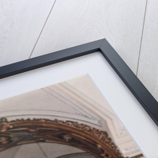 Interiors of the Winter Palace. The Alcove of the Study of Grand Prince Nicholas Nicolaievich, Mid of the 19th cen by Konstantin Andreyevich Ukhtomsky