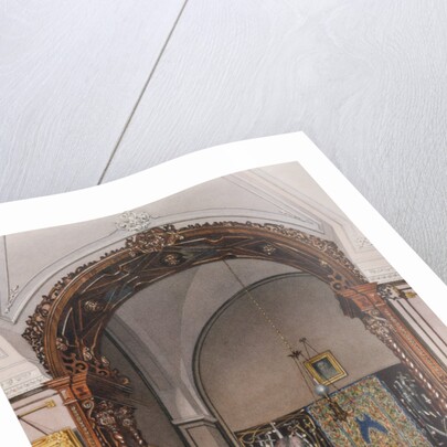 Interiors of the Winter Palace. The Alcove of the Study of Grand Prince Nicholas Nicolaievich, Mid of the 19th cen by Konstantin Andreyevich Ukhtomsky