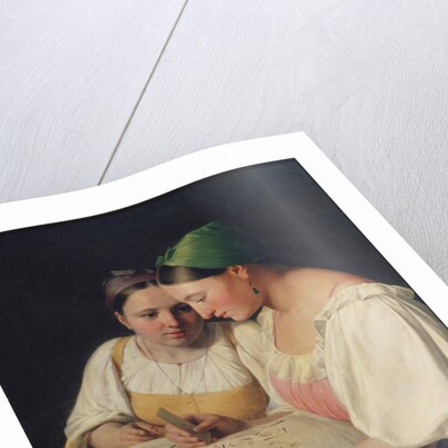 Fortune Telling, 1842 by Alexei Gavrilovich Venetsianov