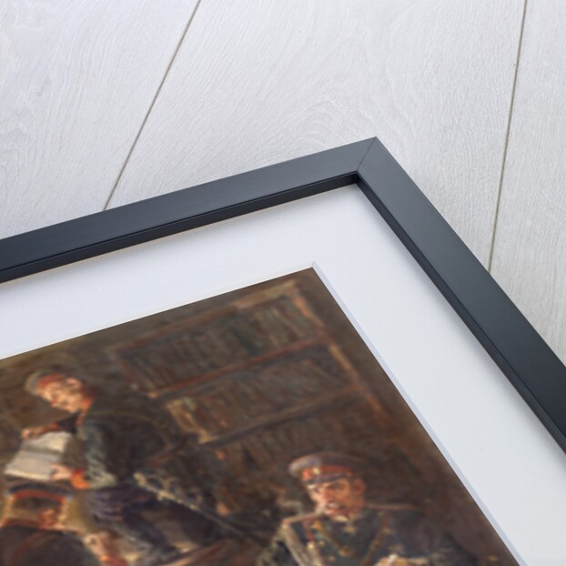 The Search at the Lenins apartment in Shushenskoye, 1958 by Vasili Romanovich Volkov