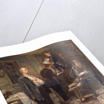 The Search at the Lenins apartment in Shushenskoye, 1958 by Vasili Romanovich Volkov