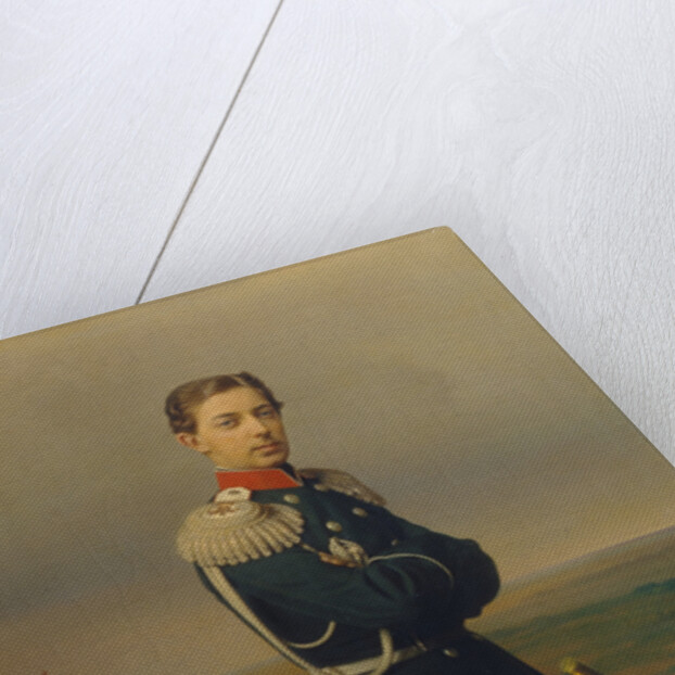 Portrait of Tsarevich Nicholas Alexandrovich of Russia (1843?1865) by Sergei Konstantinovich Zaryanko