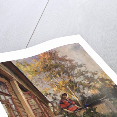 On the balcony, 1912 by Matvei Markovich Zaytsev