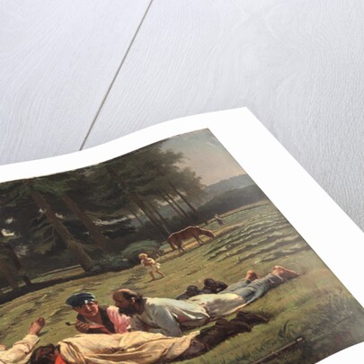 Rest at the Hay Harvest, 1887 by Firs Sergeevich Zhuravlev