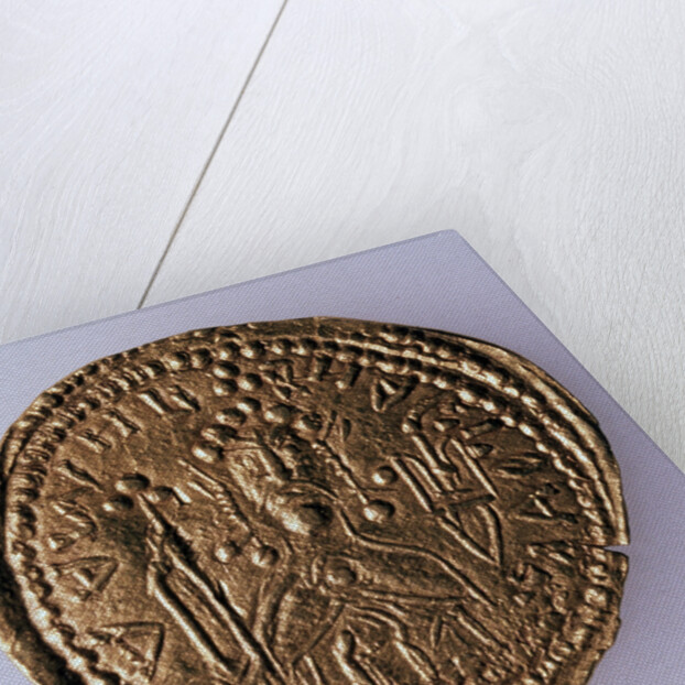 Coin (Zlatnik) of Grand Duke Vladimir Svyatoslavich (Averse: Portrait of the ruler), 980-1015 by Russian coins Numismatic