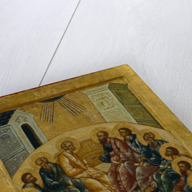 The Descent of the Holy Spirit, 1497 by Russian icon