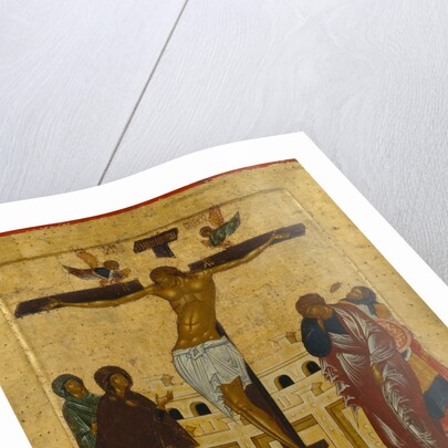 The Crucifixion, 1497 by Russian icon