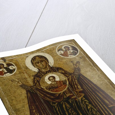 Our Lady of the Great Panagia (Orante), Early 13th cen by Russian icon