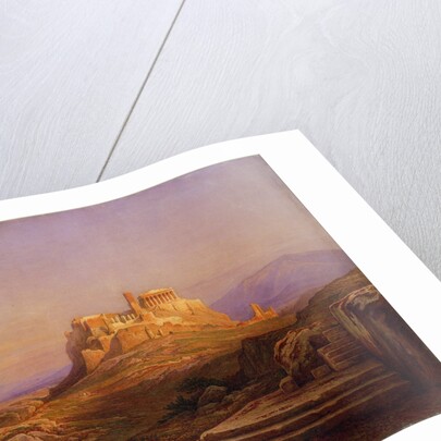 View of the Acropolis from the Pnyx, 1863 by Rudolf Müller