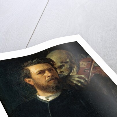 Self-portrait with Death Playing the Fiddle, 1872 by Arnold Böcklin