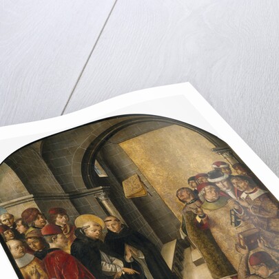 The Disputation between Saint Dominic and the Albigensians, 1493-1499 by Pedro Berruguete