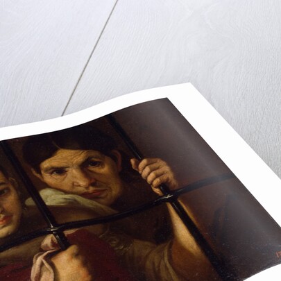 Two Women Behind a Grille, 1645 by Bartolomé Estebàn Murillo