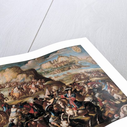 The Battle of Oran by Acisclo Antonio Palomino de Castro y Velasco