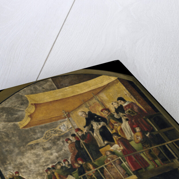 Saint Dominic Presides over an Auto da Fe, c. 1495 by Pedro Berruguete