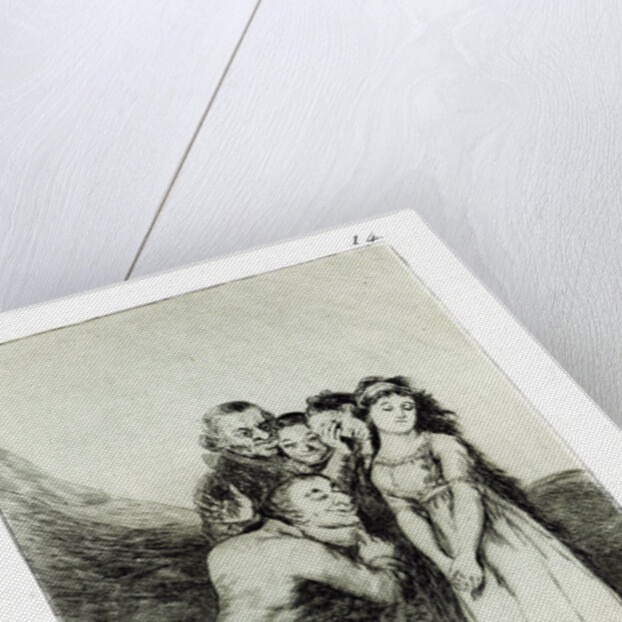 Que sacrificio! (What a Sacrifice!). (Capricho No 14), 1797-1798 by Francisco de Goya