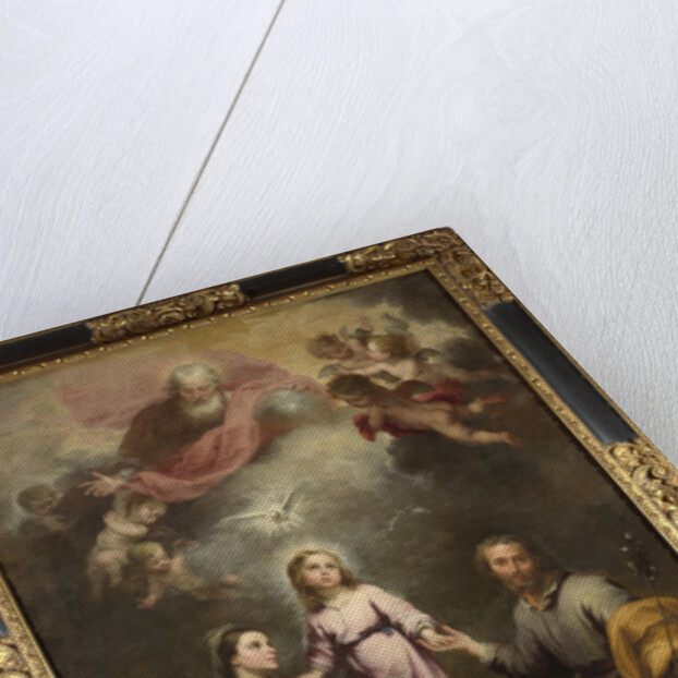 The Heavenly and Earthly Trinities (The Pedroso Murillo), c. 1680 by Bartolomé Estebàn Murillo