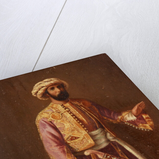 Portrait of the King Charles XV of Sweden in Turkish Dress, Mid of the 19th cen by Anonymous