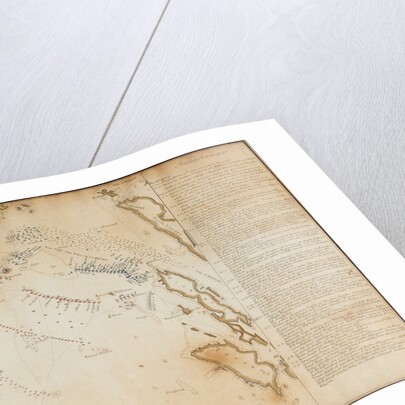 The Battle of Viborg Bay, 1790 (Map), 1790 by Jacob Gillberg