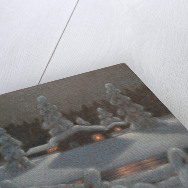 Winter Night by Bror Lindh