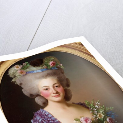 Portrait of Countess de Bavière-Grosberg by Alexander Roslin