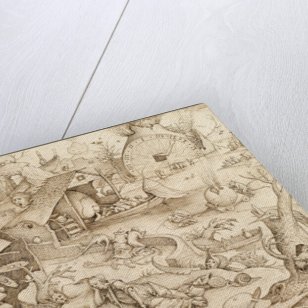 Acedia (Sloth) From the series Seven Deadly Sins, 1557 by Pieter Bruegel the Elder