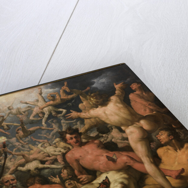 The Fall of the Titans, ca 1590 by Cornelis Cornelisz. van Haarlem