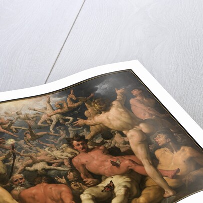 The Fall of the Titans, ca 1590 by Cornelis Cornelisz. van Haarlem